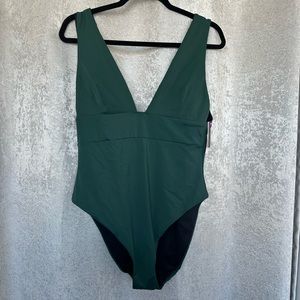 VS green one piece bathing suit-never been worn